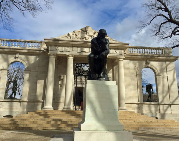 Taken January 19, 2015 outside of the Rodin Museum.